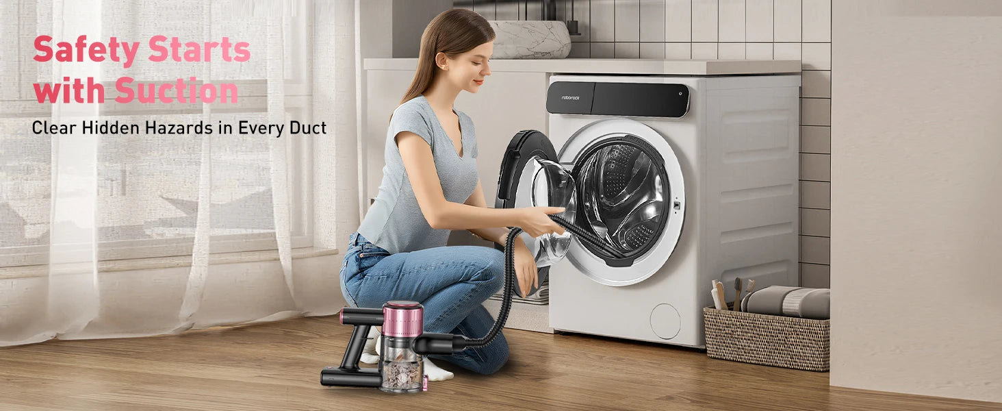 Cordless Vacuum Cleaner, 10 in 1 40Kpa/500W/45mins Powerful Stick Vacuum Cleaner for Home Pet Hair/Hard Floor/Carpet, Pink