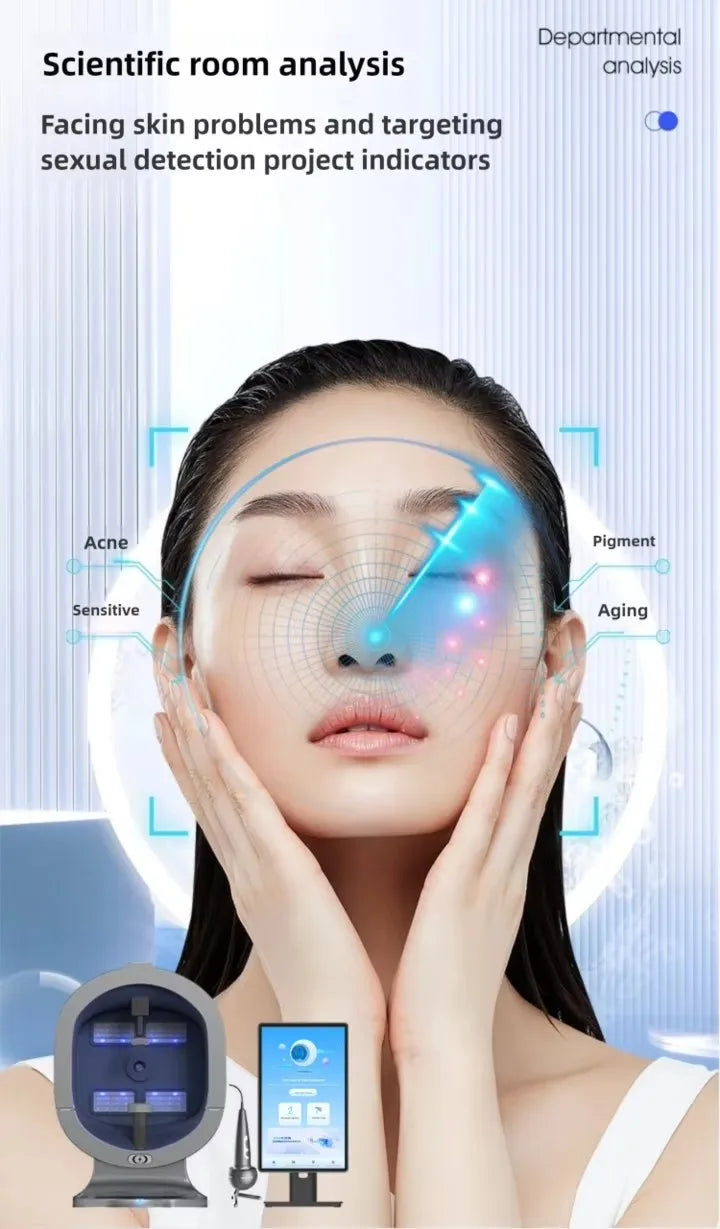 Hot Professional X5 3D Skincare Facial Analyzer Portable