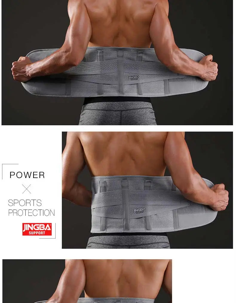 JINGBA SUPPORT Fitness Waist Back Support Belts Sweat Belt Trainer Trimmer Musculation Abdominale Sports Lumbar joint Protector