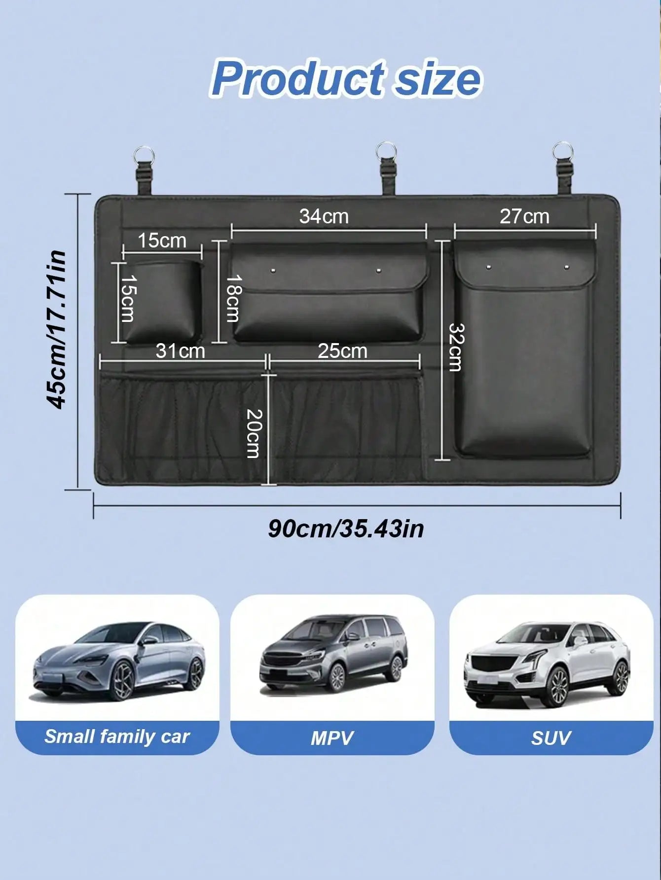 Waterproof Car Trunk Organizer – Can Be Used as an Outdoor Miscellaneous Storage Bag, Suitable for SUVs and Sedans