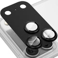 For iPhone 17 Pro Camera Lens Protector,  Metal Frame Tempered Glass Camera Lens Cover