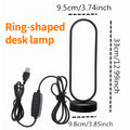 Bedroom Ring Night Lamp Living Room Three Color Dimmable Bed Lamp Led Night Lamp Ambient Light Desk Nightstand Table Accessories