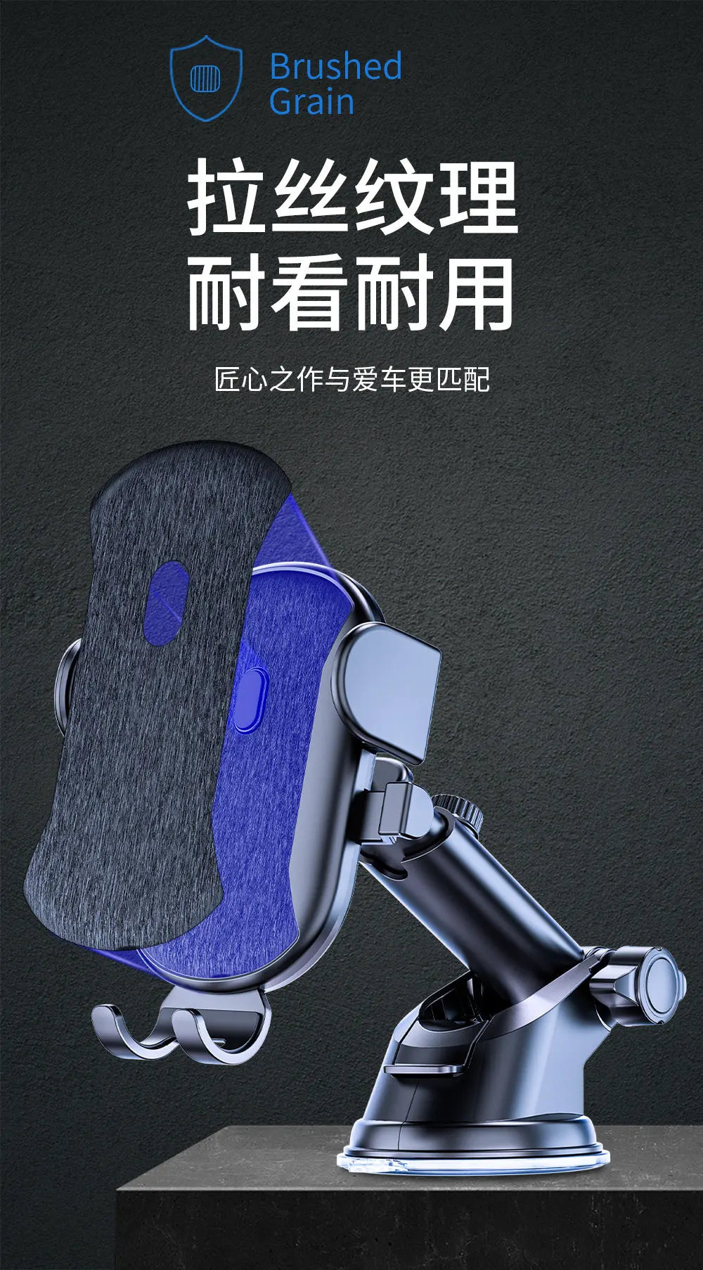 Car Phone Holder Cell Phone Mount for Car Dashboard Windshield Automobile Cradles Dash Stand Bracket for IPhone 14 13 12 Android