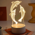 USB Whale 3D Night Light - Perfect for bedroom atmosphere and office decor, the perfect gift for Thanksgiving, birthdays