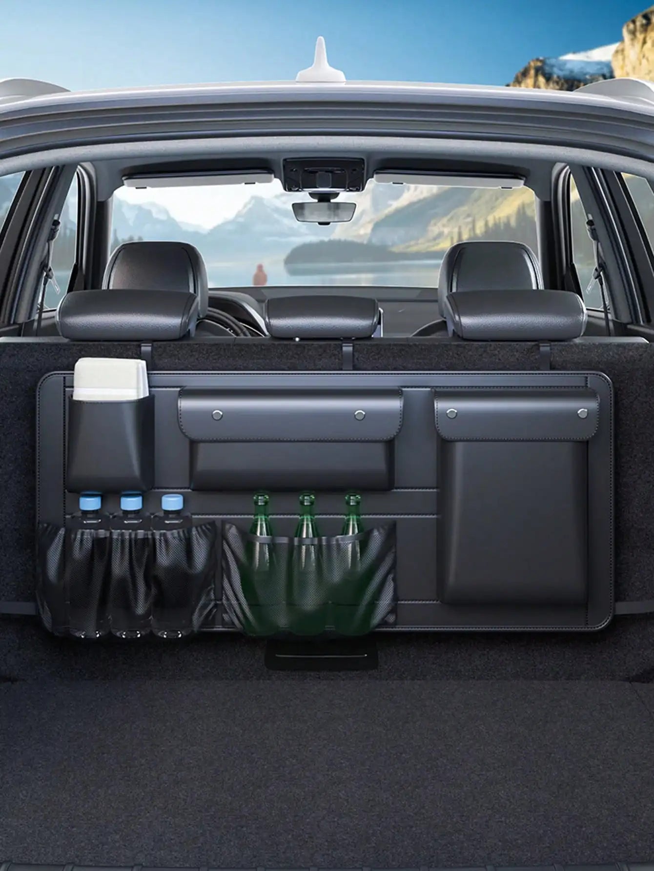 Waterproof Car Trunk Organizer – Can Be Used as an Outdoor Miscellaneous Storage Bag, Suitable for SUVs and Sedans