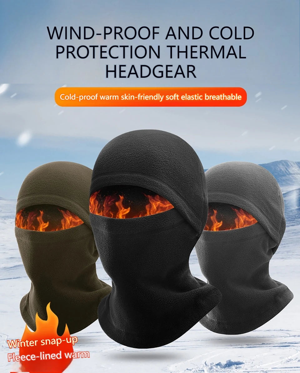 KoKossi Winter Warm Cycling Balaclava Motorcycle Windproof Helmet Liner Skiing Riding Running Face Mask Bicycle Headwear Unisex