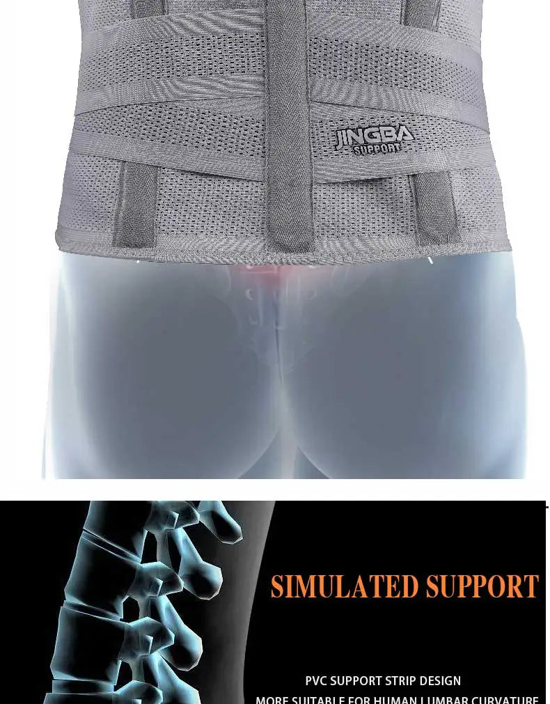 JINGBA SUPPORT Fitness Waist Back Support Belts Sweat Belt Trainer Trimmer Musculation Abdominale Sports Lumbar joint Protector