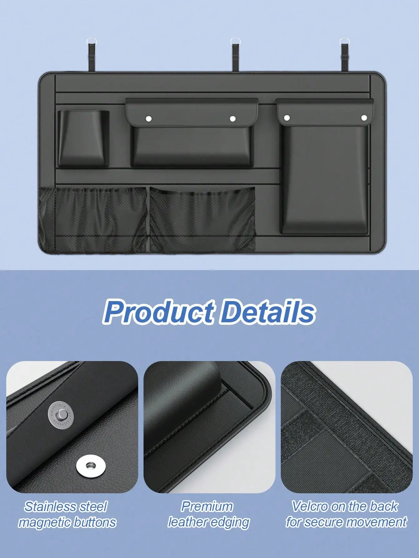 Waterproof Car Trunk Organizer – Can Be Used as an Outdoor Miscellaneous Storage Bag, Suitable for SUVs and Sedans