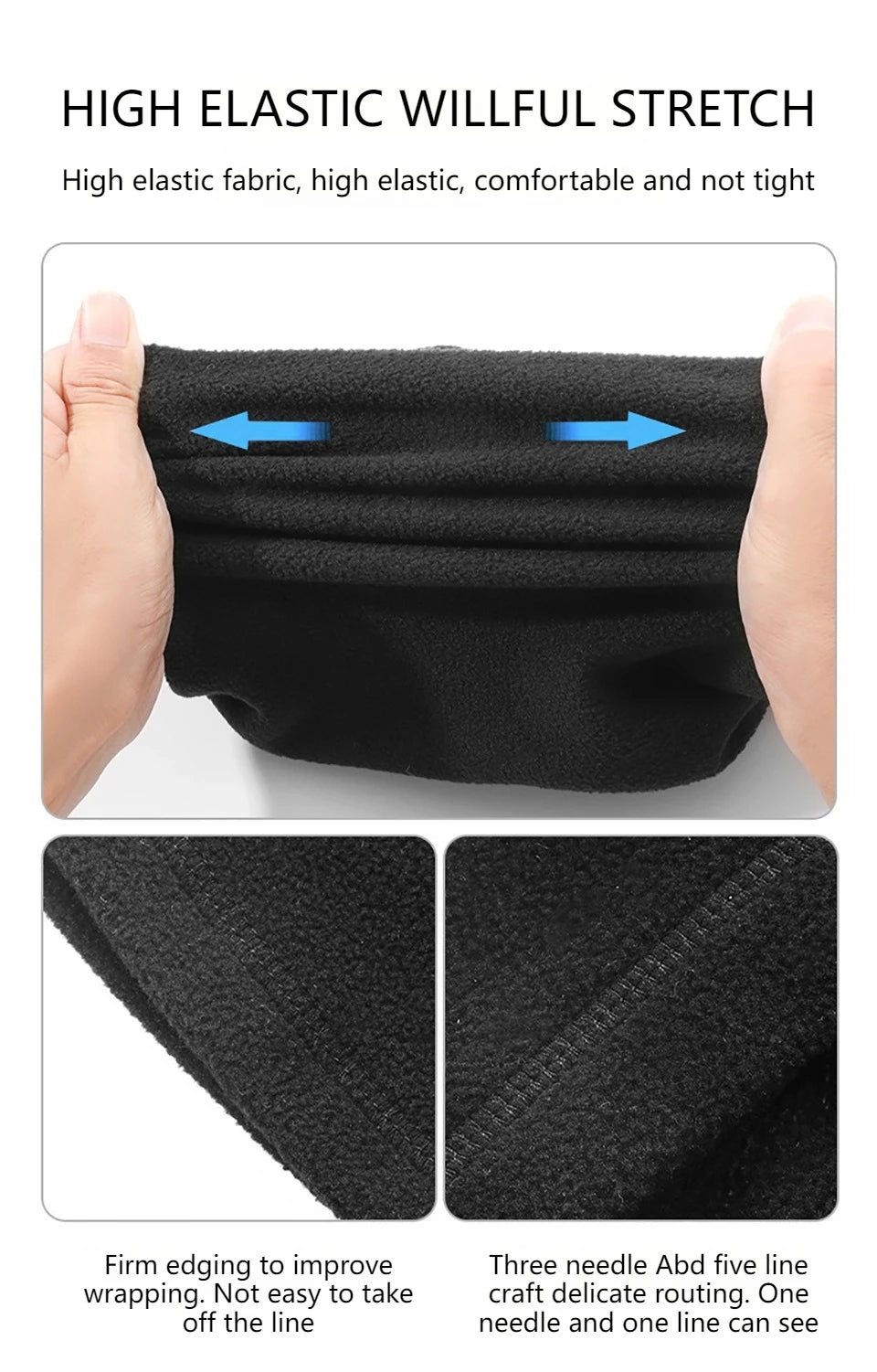 KoKossi Winter Warm Cycling Balaclava Motorcycle Windproof Helmet Liner Skiing Riding Running Face Mask Bicycle Headwear Unisex