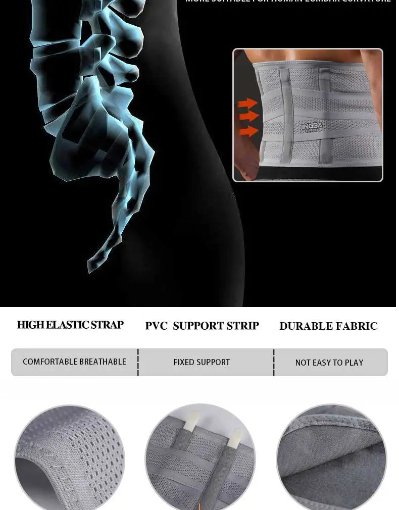 JINGBA SUPPORT Fitness Waist Back Support Belts Sweat Belt Trainer Trimmer Musculation Abdominale Sports Lumbar joint Protector