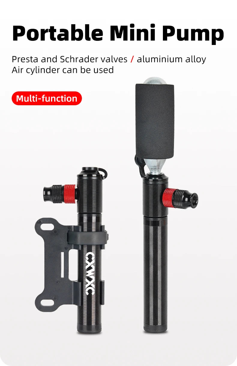 Bicycle Pump Schrader Presta Valve FV/AV Universal MTB Road Bike