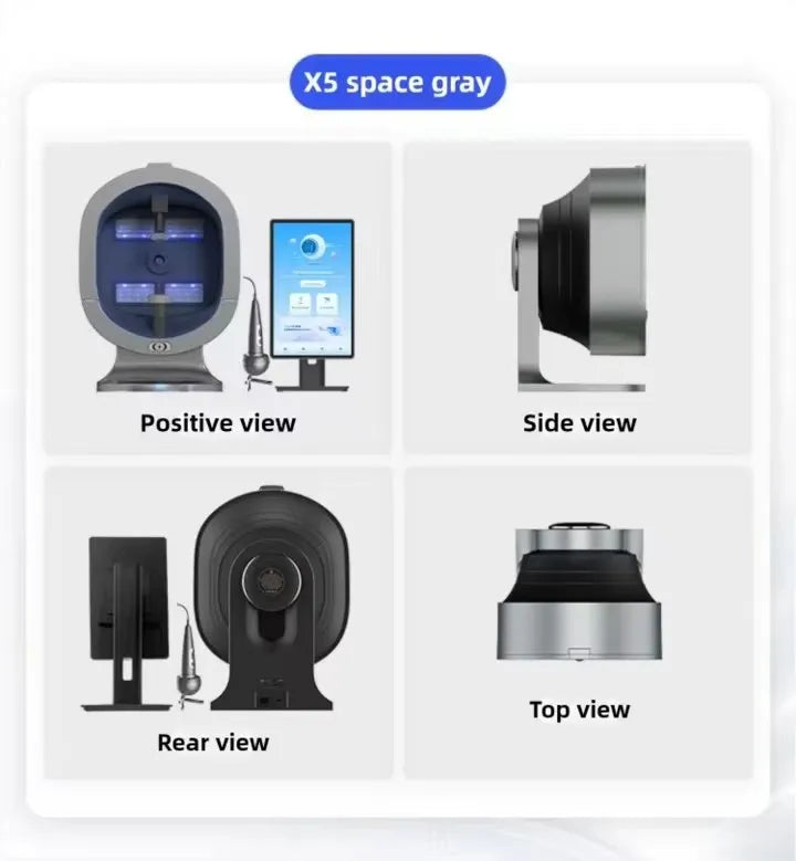 Hot Professional X5 3D Skincare Facial Analyzer Portable