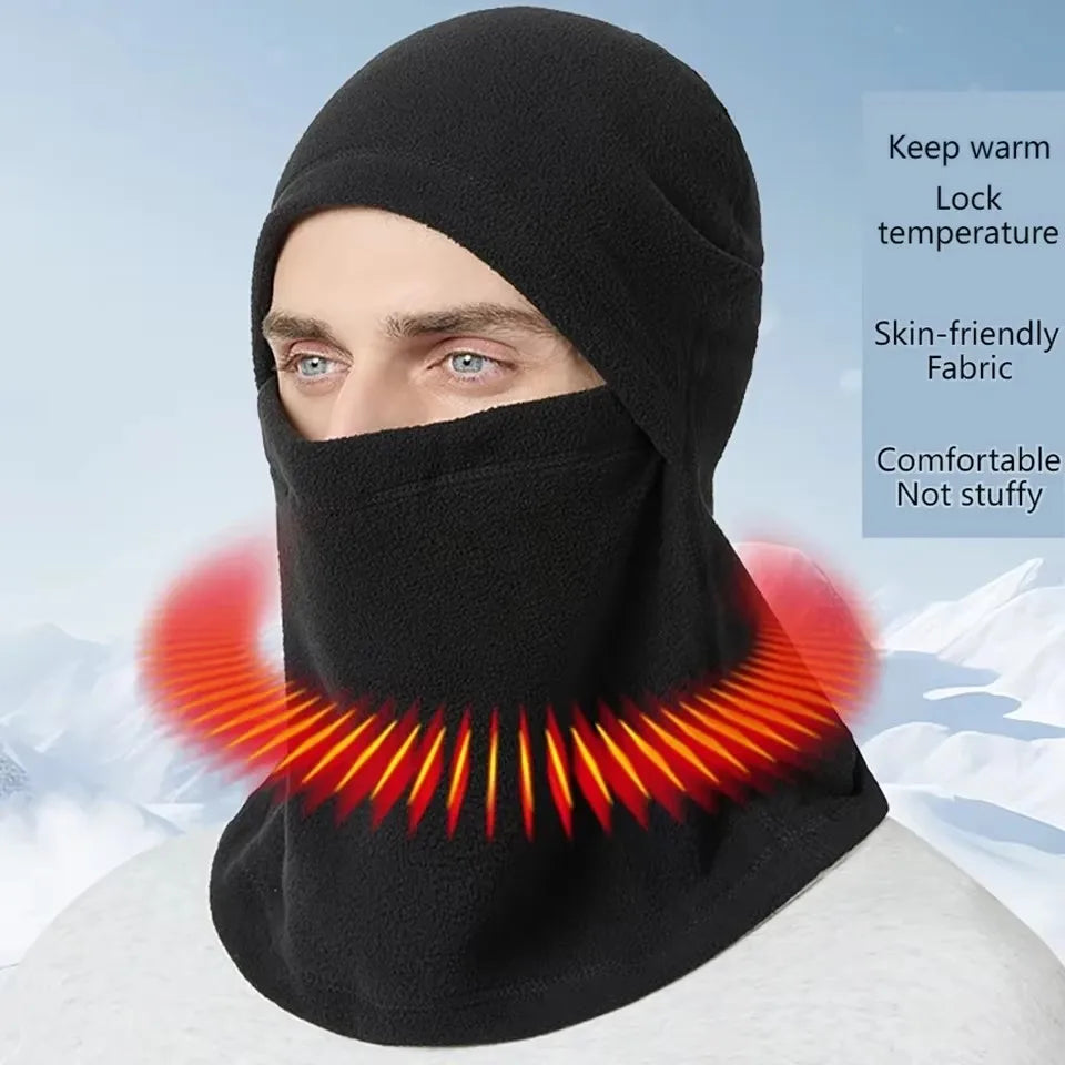 KoKossi Winter Warm Cycling Balaclava Motorcycle Windproof Helmet Liner Skiing Riding Running Face Mask Bicycle Headwear Unisex