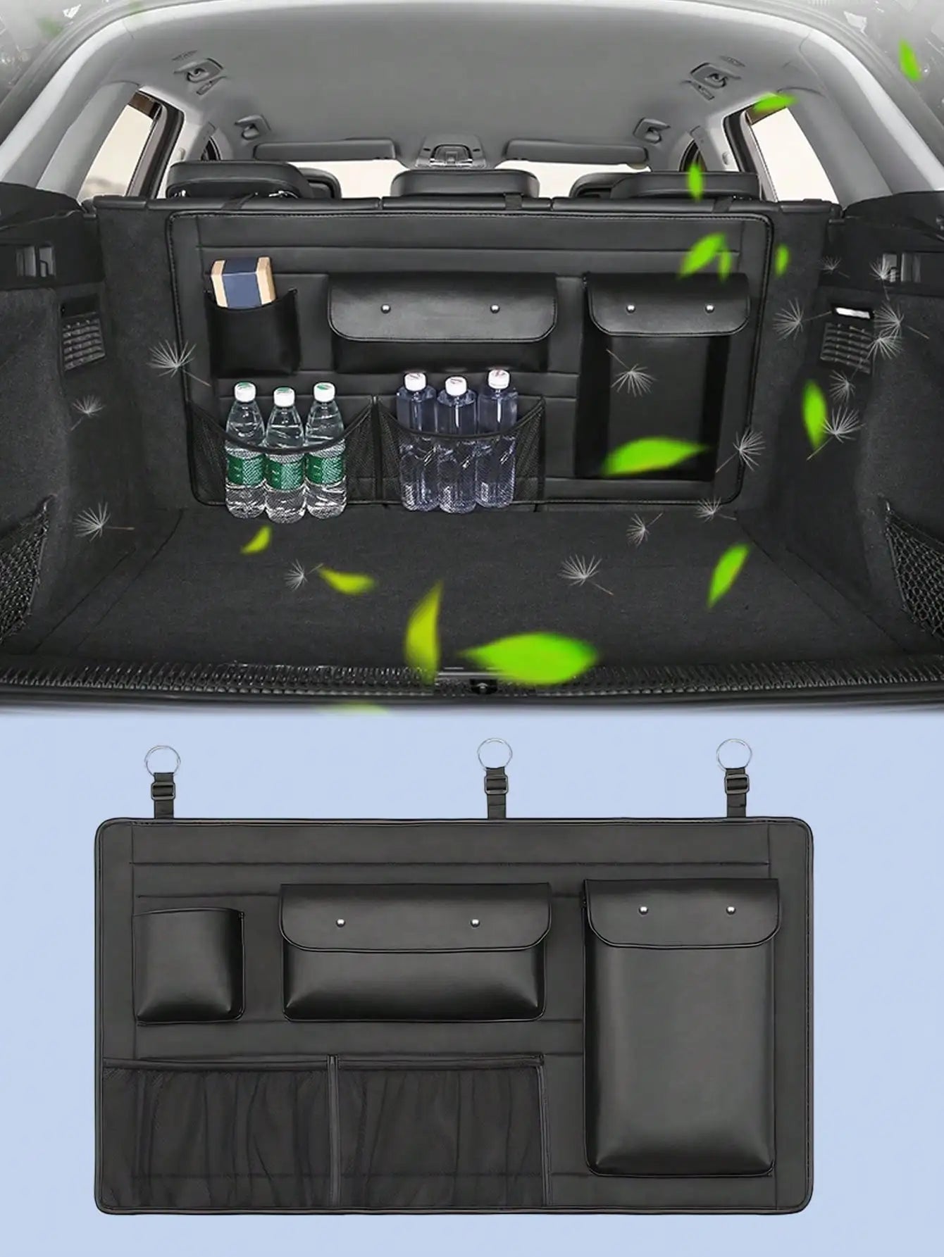 Waterproof Car Trunk Organizer – Can Be Used as an Outdoor Miscellaneous Storage Bag, Suitable for SUVs and Sedans