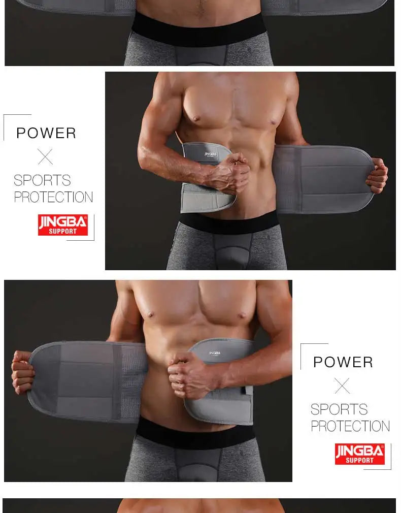JINGBA SUPPORT Fitness Waist Back Support Belts Sweat Belt Trainer Trimmer Musculation Abdominale Sports Lumbar joint Protector