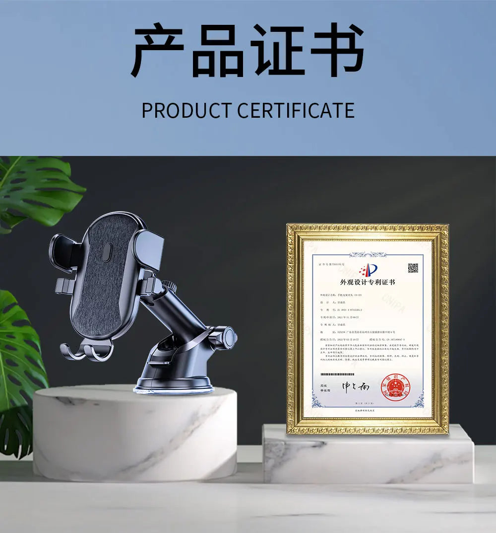 Car Phone Holder Cell Phone Mount for Car Dashboard Windshield Automobile Cradles Dash Stand Bracket for IPhone 14 13 12 Android