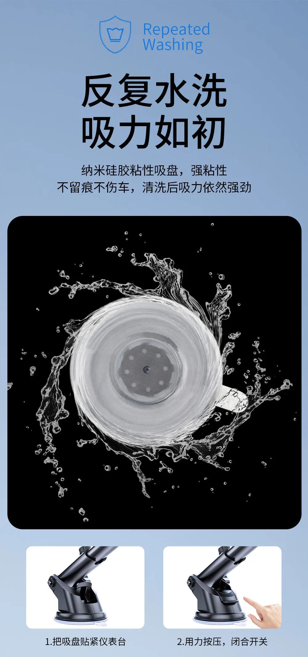 Car Phone Holder Cell Phone Mount for Car Dashboard Windshield Automobile Cradles Dash Stand Bracket for IPhone 14 13 12 Android